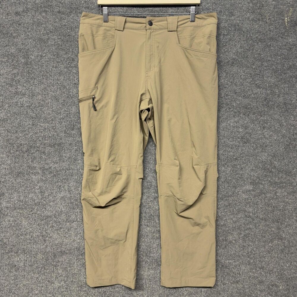 Outdoor Research Voodoo Cargo Pants Mens 36x30 Beige Stretch Hiking Climbing
